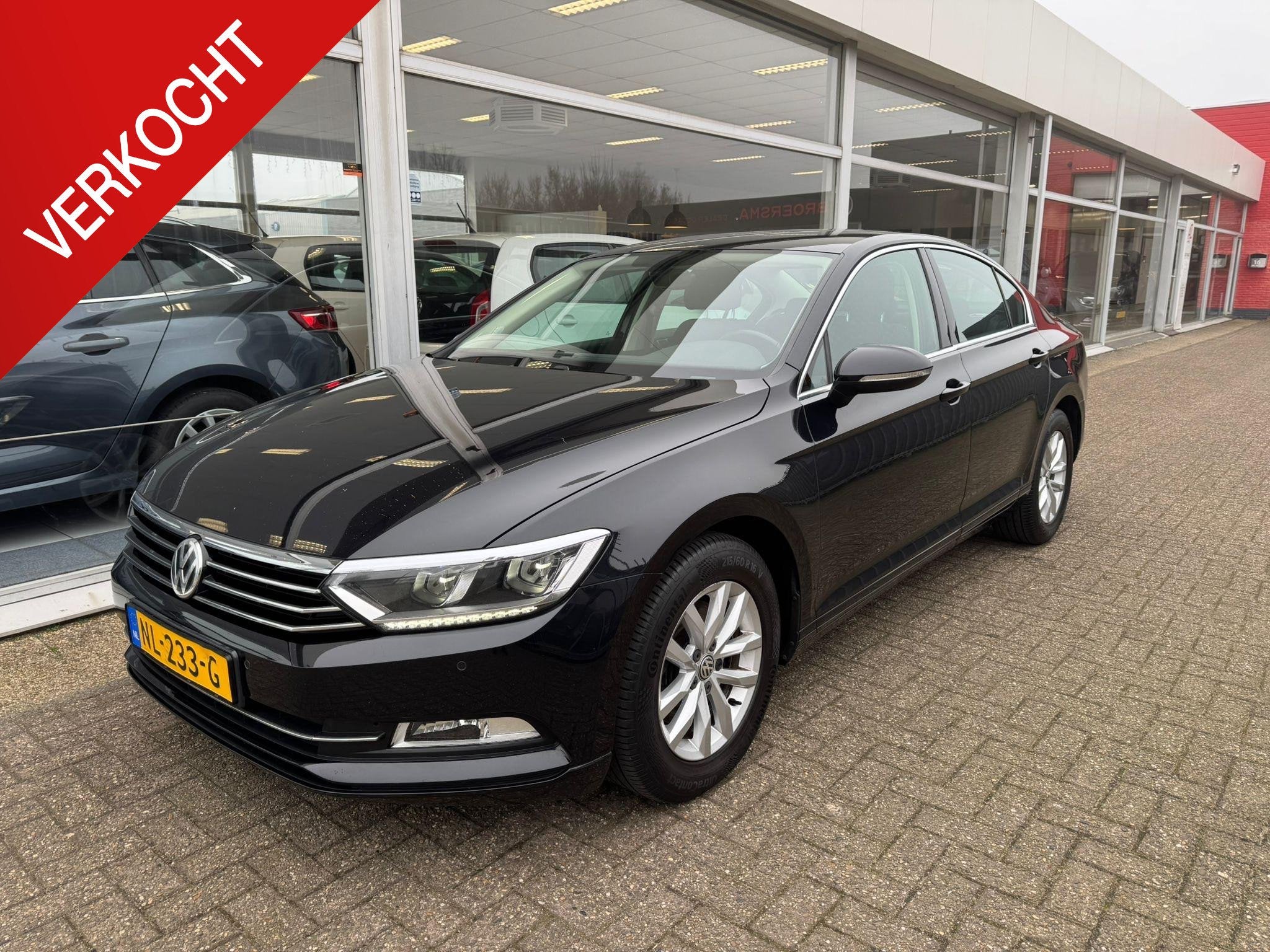 Volkswagen Passat 1.6 TDI Comfortline | 1e eigenaar | Automa, Auto's, Stof, Gebruikt, 4 cilinders, Zwart