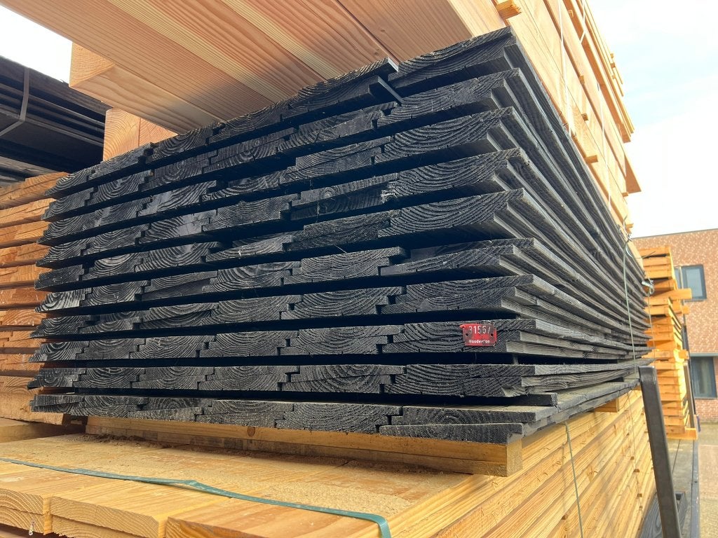 Douglas zweeds rabat zwart gedompeld/gespoten, Ophalen of Verzenden, Nieuw, 250 cm of meer, Planken