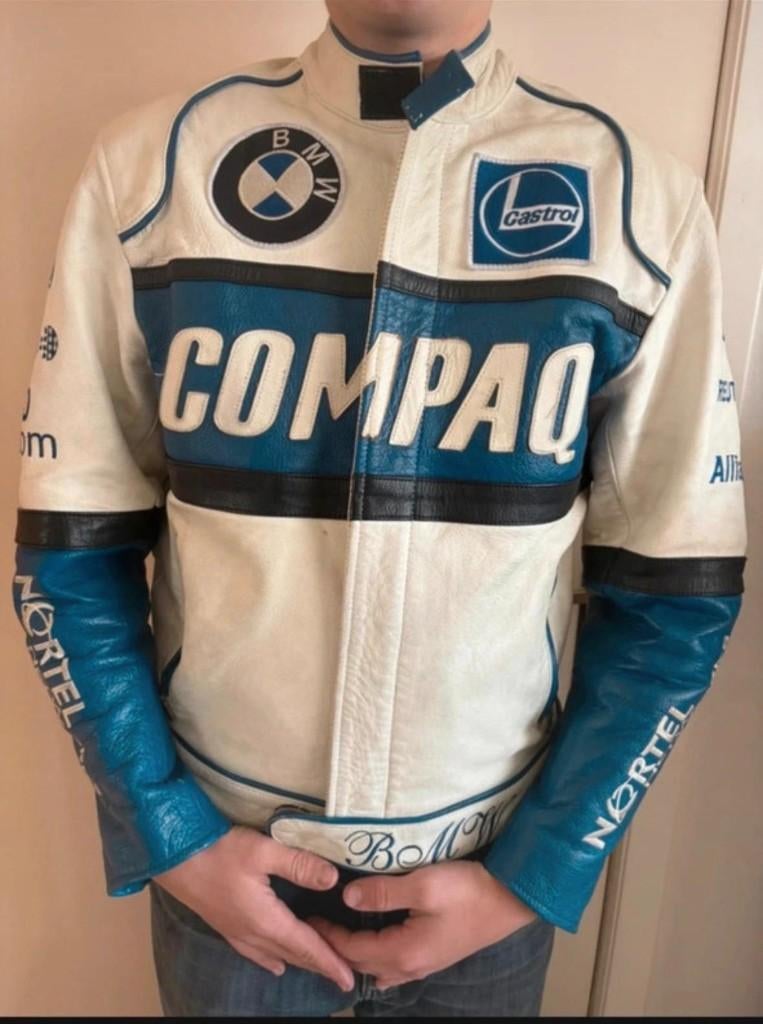 Leren jas BMW maat M, Motoren, Heren, Jas | leer, Tweedehands, Ophalen