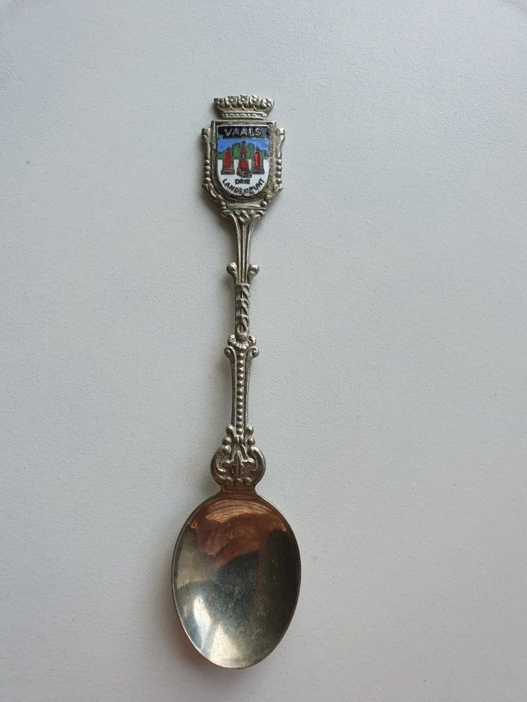 lepeltje Vaals Drielandenpunt gekleurd, Ophalen of Verzenden
