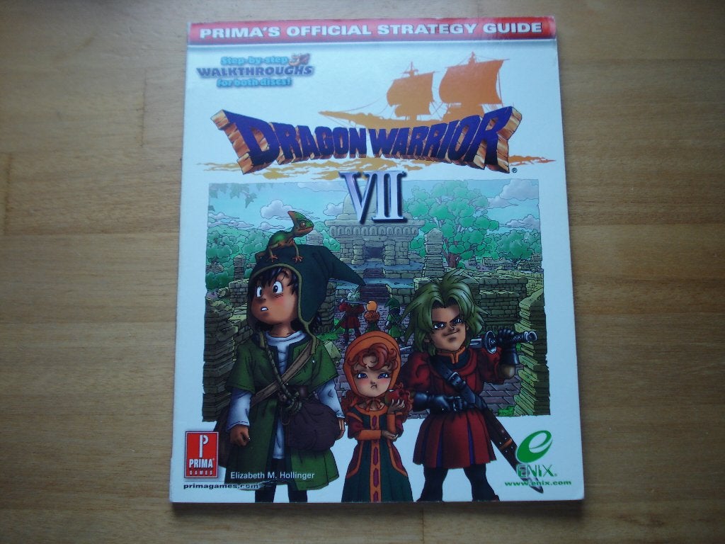 Dragon warrior VII ps1 strategy guide, Spelcomputers en Games, 1 speler, Racen en Vliegen, Ophalen of Verzenden, Zo goed als nieuw