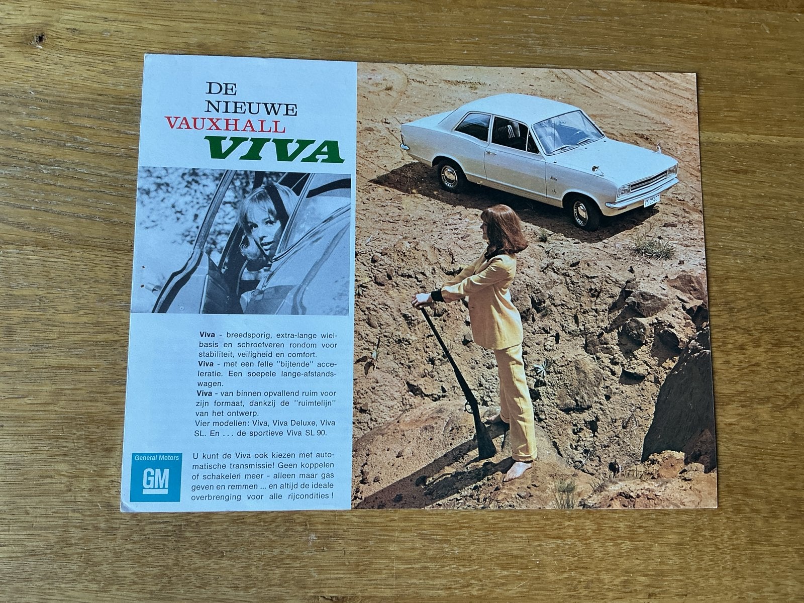 Vauxhall Viva Brochure - Origineel uit 1968, Ophalen of Verzenden, Zo goed als nieuw, Overige merken