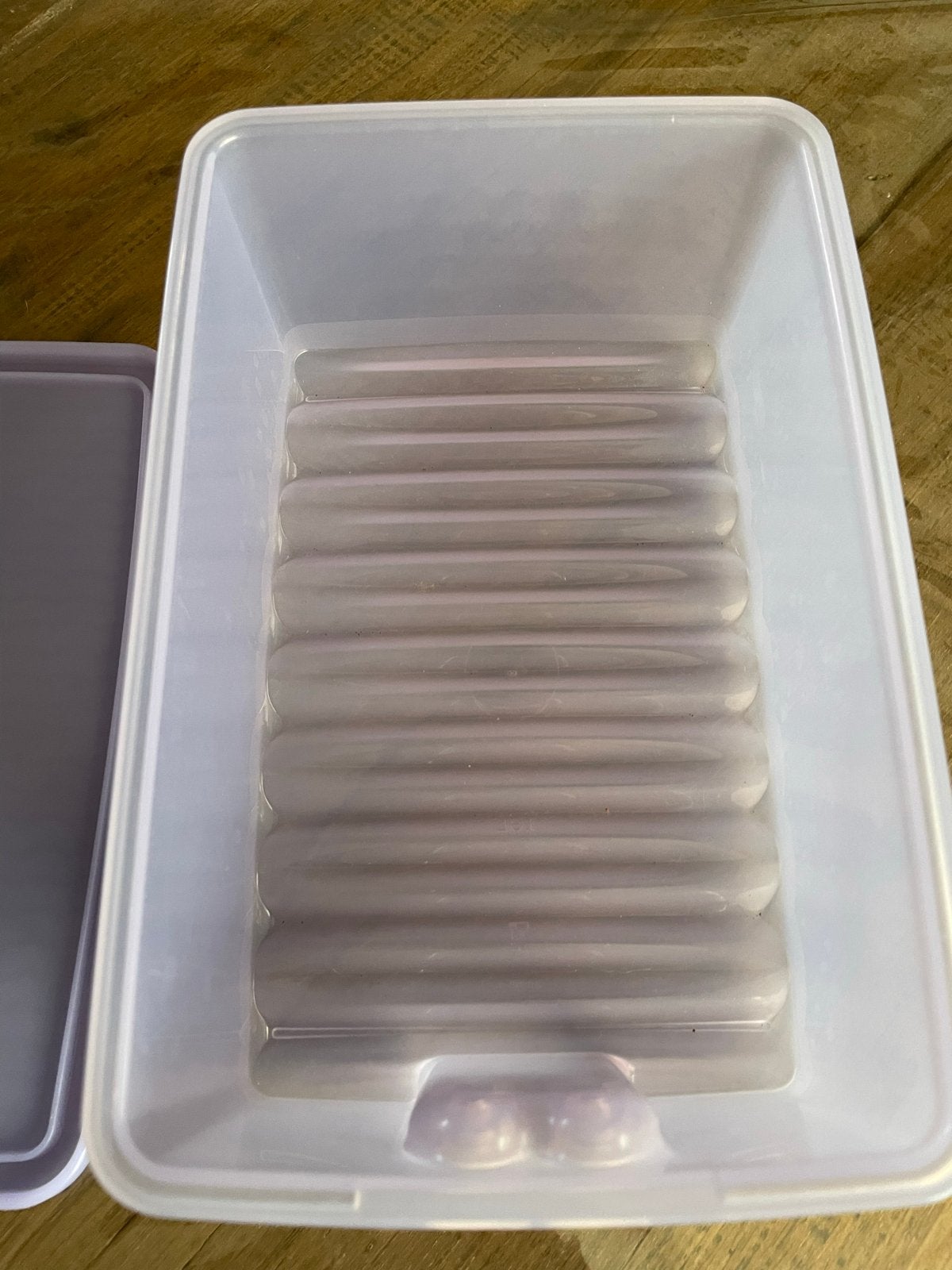 Tupperware bewaardoos met deksel en rooster, lila, Bewaardoos, Paars, Ophalen of Verzenden, Zo goed als nieuw