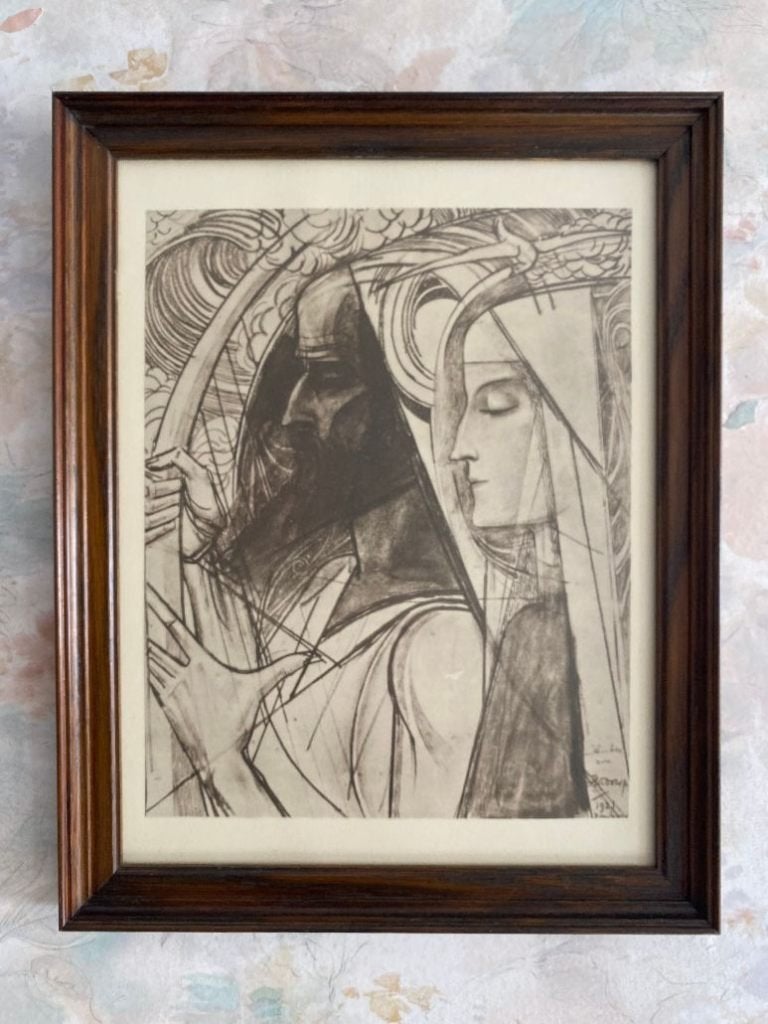 Litho  ,  Jan  .  Toorop  .  1921, Ophalen of Verzenden, Lithografie