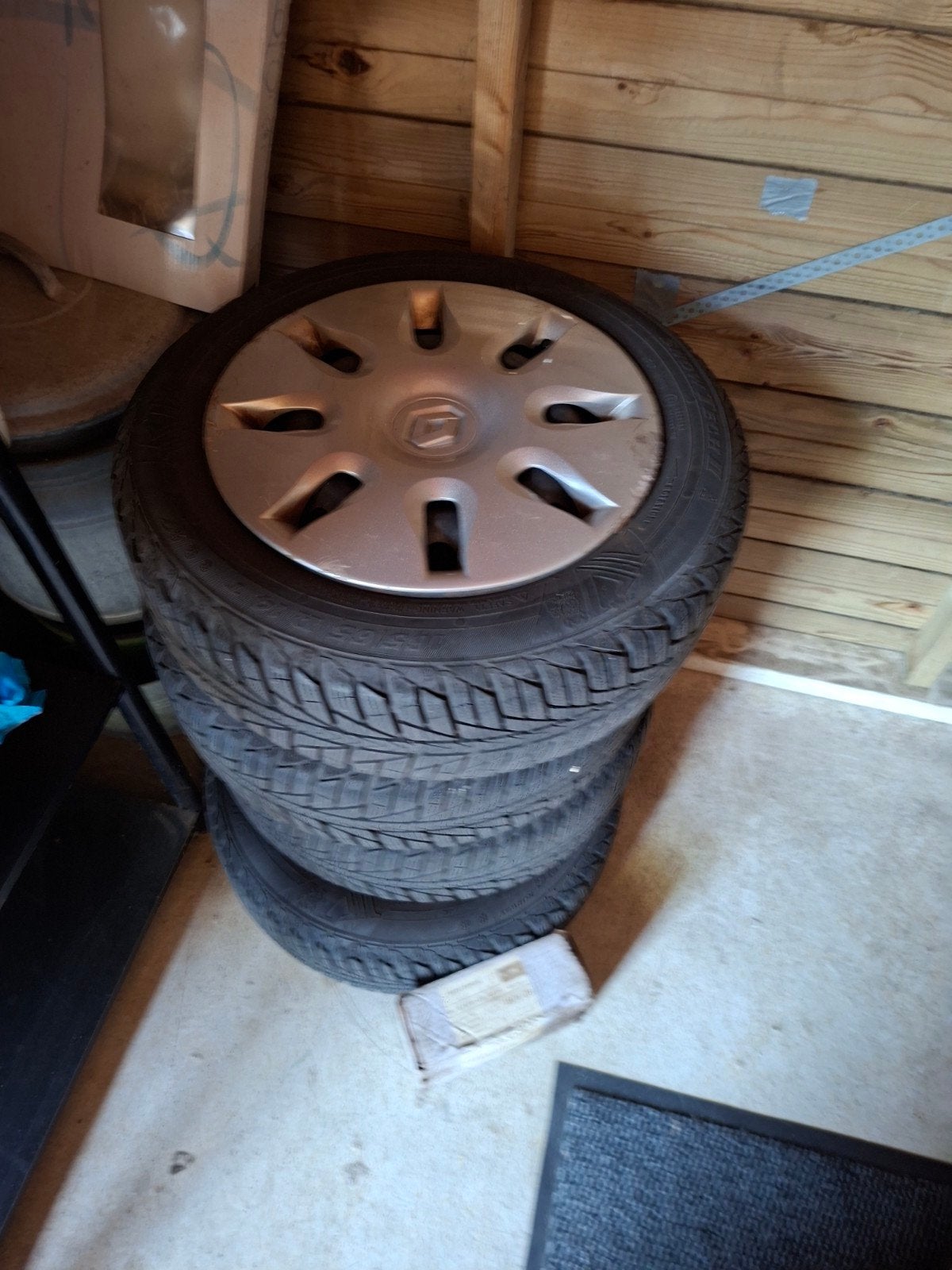 Viking SnowTech II Winterbanden met Velgen - 165/65 R14, Ophalen, 14 inch, Gebruikt, Banden en Velgen