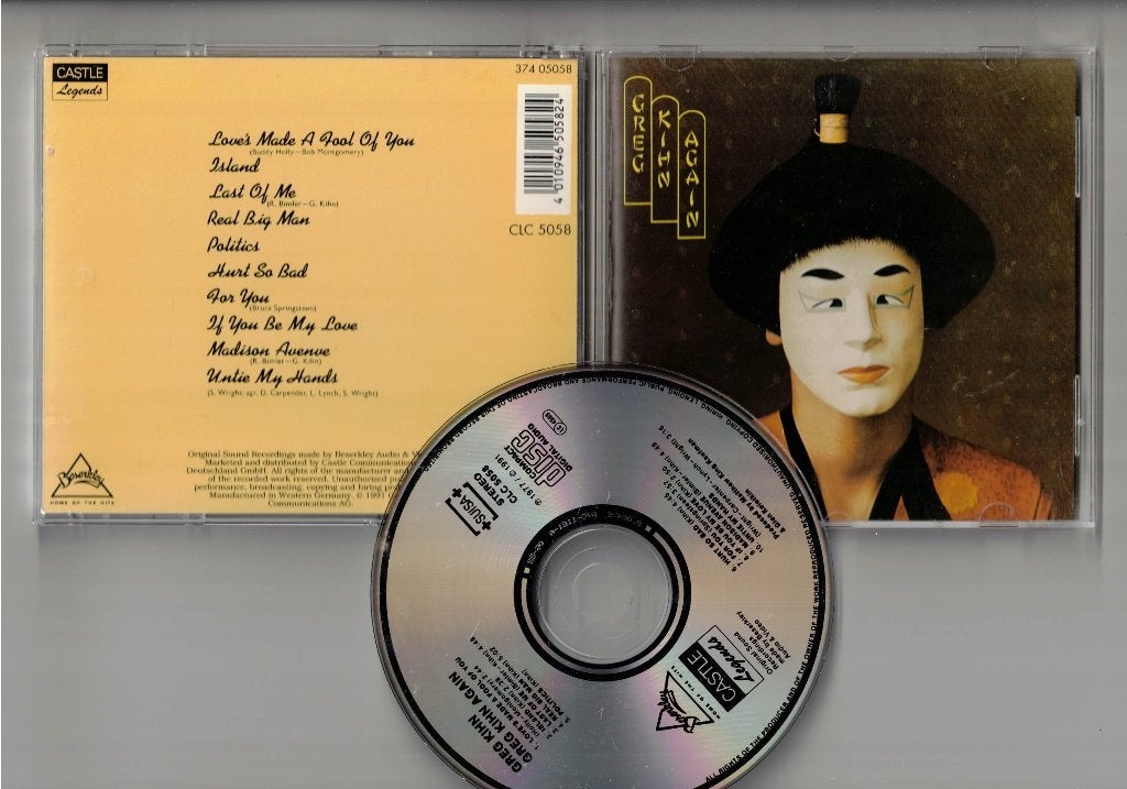 GREG KIHN CD Greg Kihn Again, Ophalen of Verzenden, Zo goed als nieuw, Poprock
