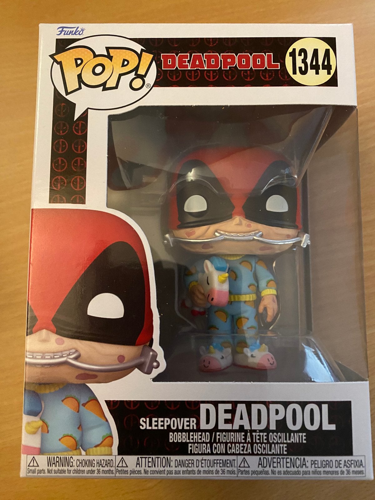 Funko Pop! Deadpool 1344 Sleepover Deadpool, Ophalen of Verzenden, Nieuw