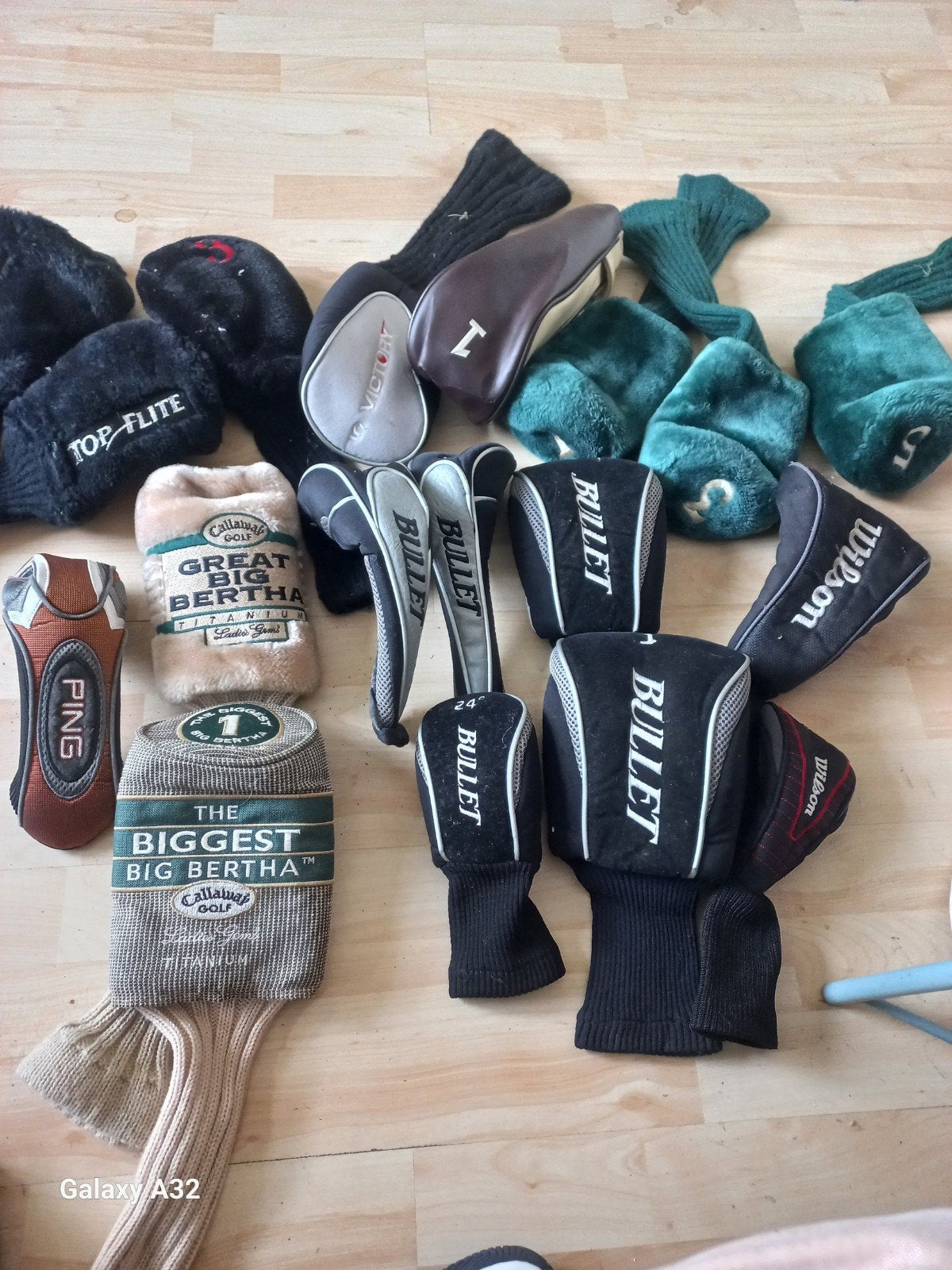 Headcover : Callaway, Bullet, Wilson, Victory, Sport en Fitness, Golf, Verzenden, Gebruikt, Overige typen, Overige merken
