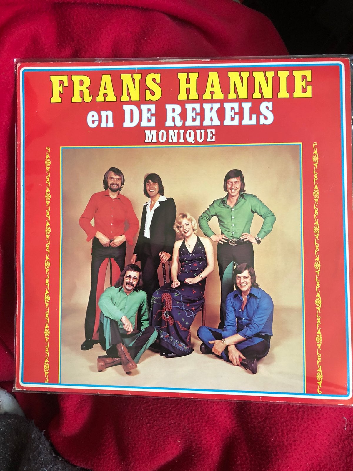 Frans hannie en de rekels, Monique Lp 1974, Ophalen of Verzenden, Zo goed als nieuw, Overige formaten, Levenslied of Smartlap