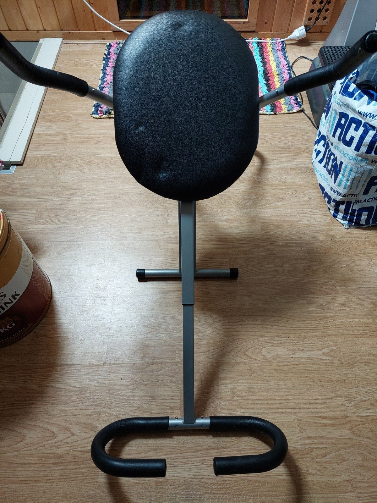 Compacte Buikspiertrainer voor Thuis - Core Training, Ophalen, Gebruikt, Buik, Metaal
