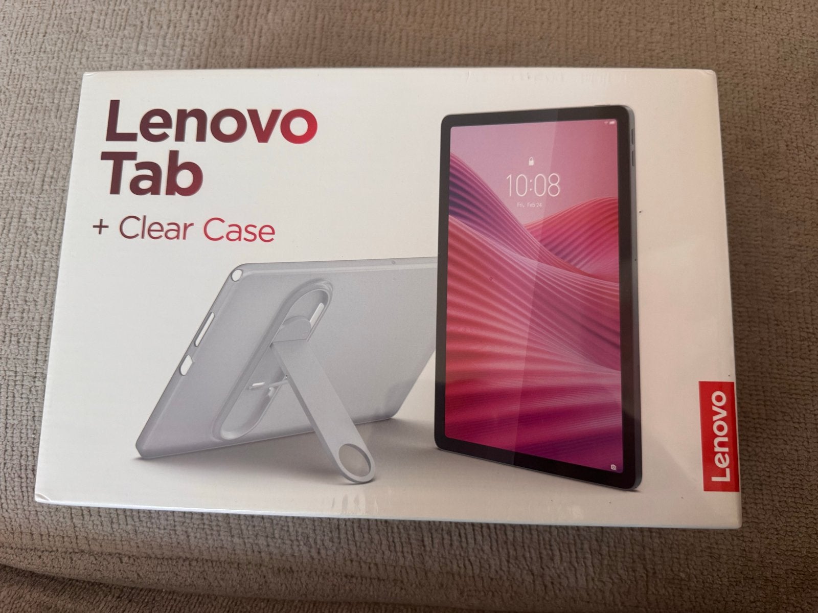 Lenovo Tab + Clear Case - Nieuw in doos, Computers en Software, Android Tablets, Nieuw, Wi-Fi en Mobiel internet, 10 inch, 32 GB