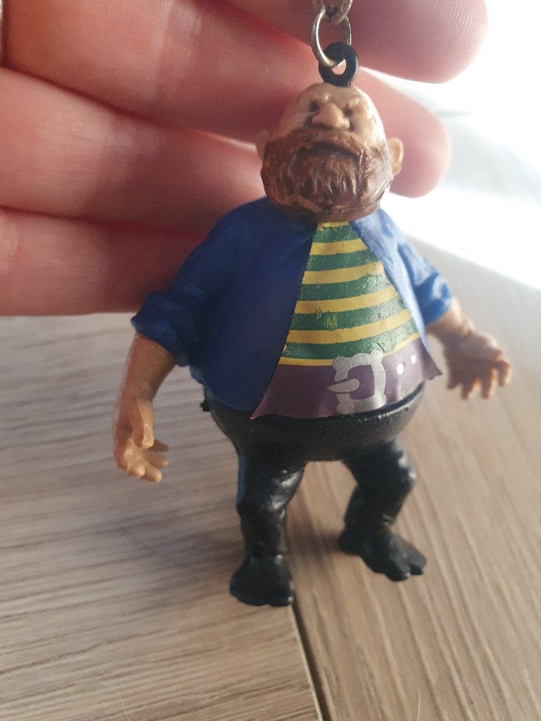 Vintage kapitein sleutelhanger | Zeeman figuur | Retro, Ophalen of Verzenden, Gebruikt, Knuffel of Figuurtje
