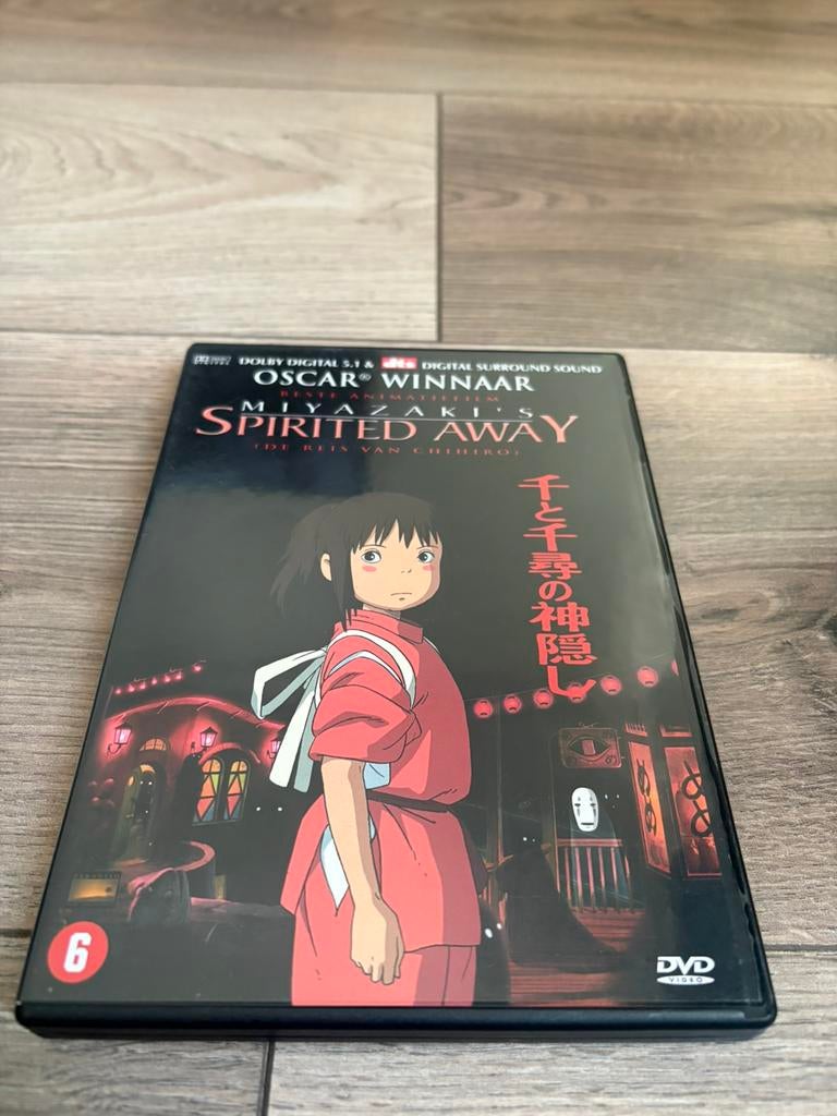 Spirited Away van Hayao Miyazaki, Cd's en Dvd's, Dvd's | Tekenfilms en Animatie, Alle leeftijden, Ophalen of Verzenden, Zo goed als nieuw