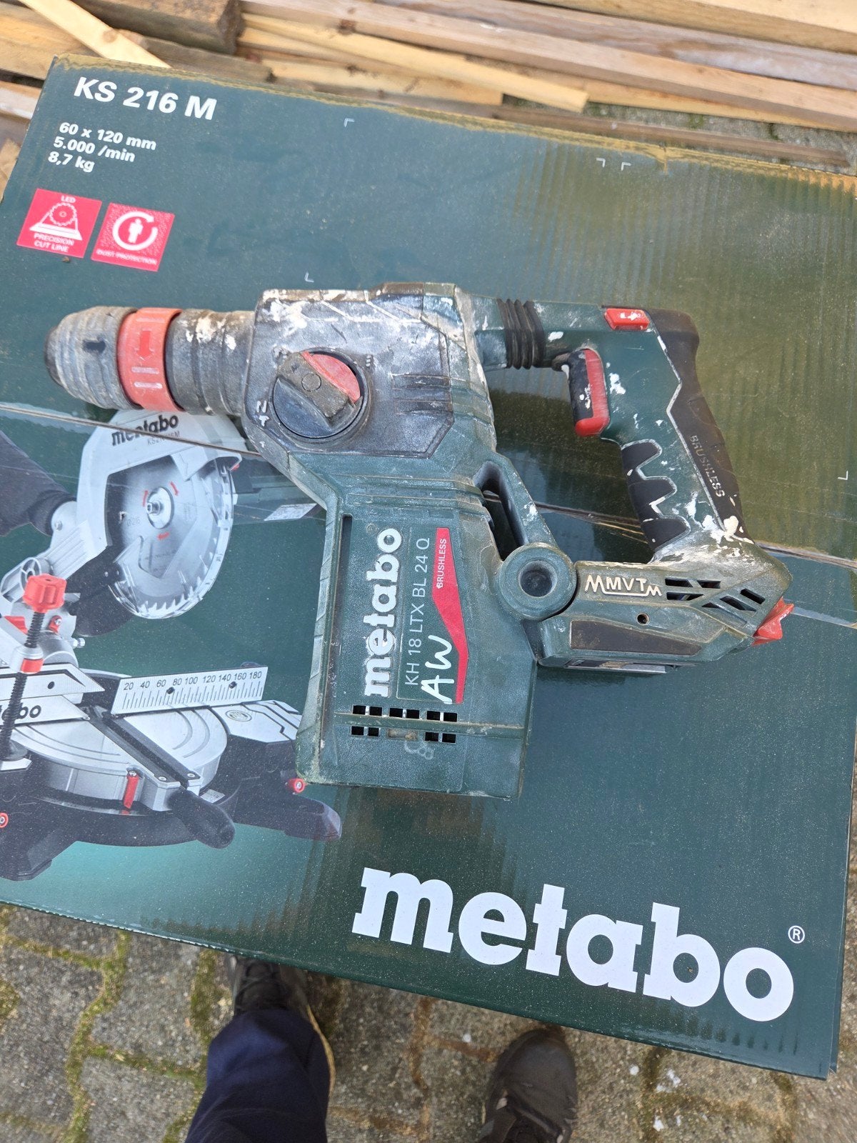 boorhamer metabo gebruikt maar werkt goed, Doe-het-zelf en Verbouw, Ophalen, Gebruikt, Boor- en/of Breekhamer