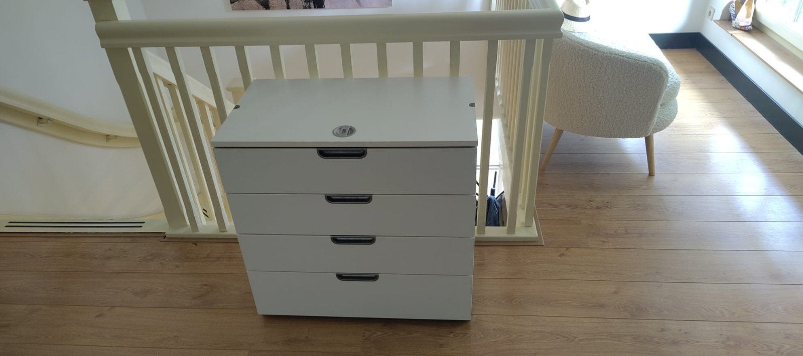 IKEA Galant Ladeblok met 3 laden en cijferslot, Gebruikt, 3 of 4 laden, Minder dan 100 cm, Modern
