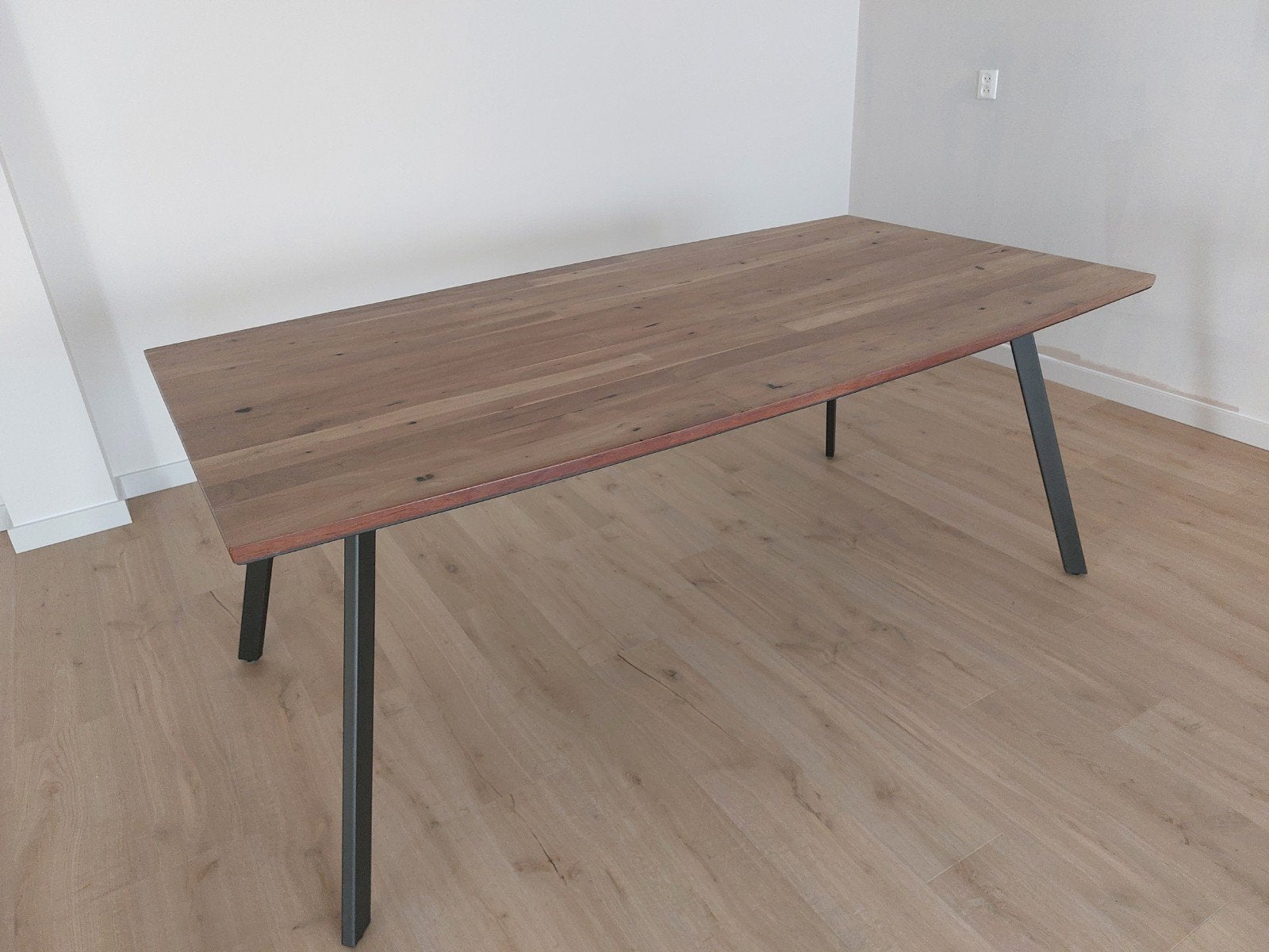 Eettafel 190x105 cm fineer, Huis en Inrichting, Ophalen, 100 tot 150 cm, Zo goed als nieuw, 150 tot 200 cm