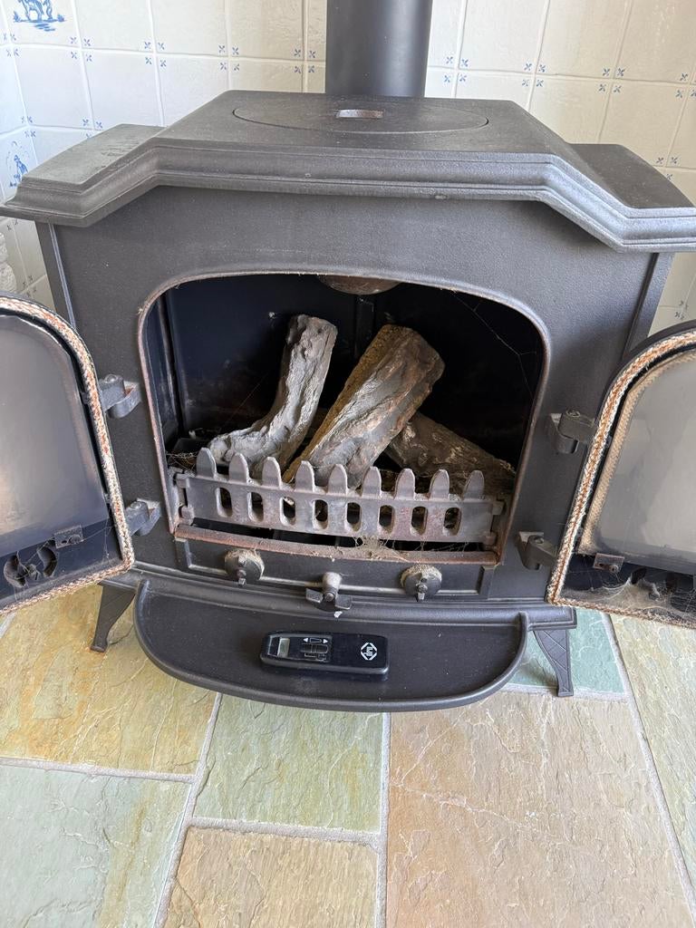 Vrijstaande Gaskachel - Sfeervol en Efficiënt 8,4 kw, Huis en Inrichting, Kachels, Ophalen, Gebruikt, Gas, Vrijstaand