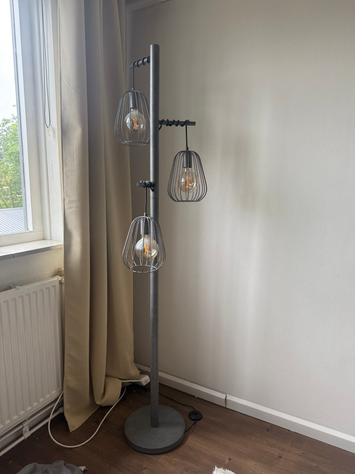 Industële staande lamp, Ophalen, Zo goed als nieuw, 150 tot 200 cm