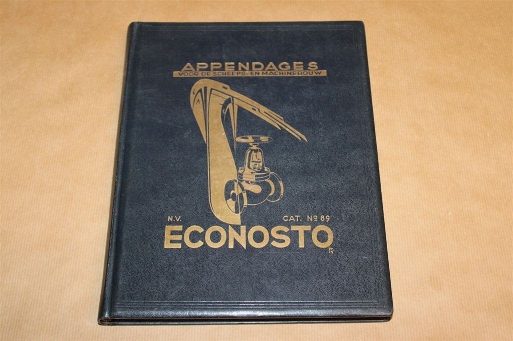 Econosto Catalogus Scheeps- en Machinebouw - 1954, Ophalen of Verzenden, Zo goed als nieuw