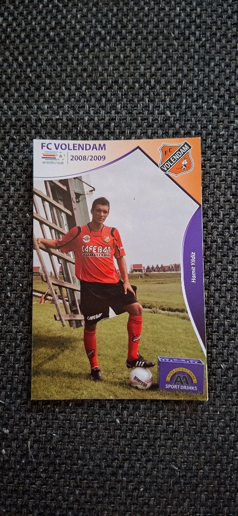 Spelerskaart met handtekening; Hamit Yildiz # FC Volendam, Ophalen of Verzenden, Nieuw, Overige binnenlandse clubs, Spelerskaart