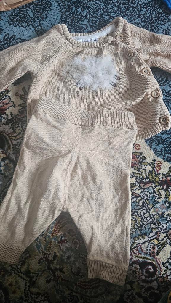 Schattige gebreide set voor baby's - trui en broekje, Ophalen of Verzenden