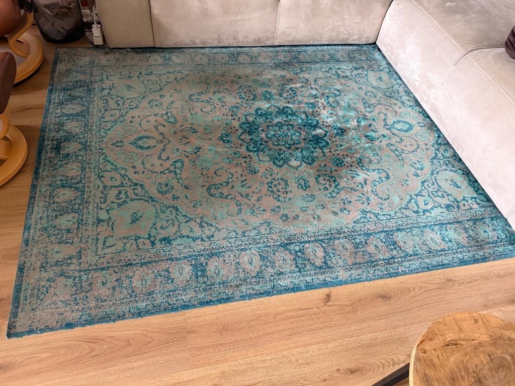 Vloerkleed 230x160, Ophalen, Blauw, 150 tot 200 cm, 200 cm of meer