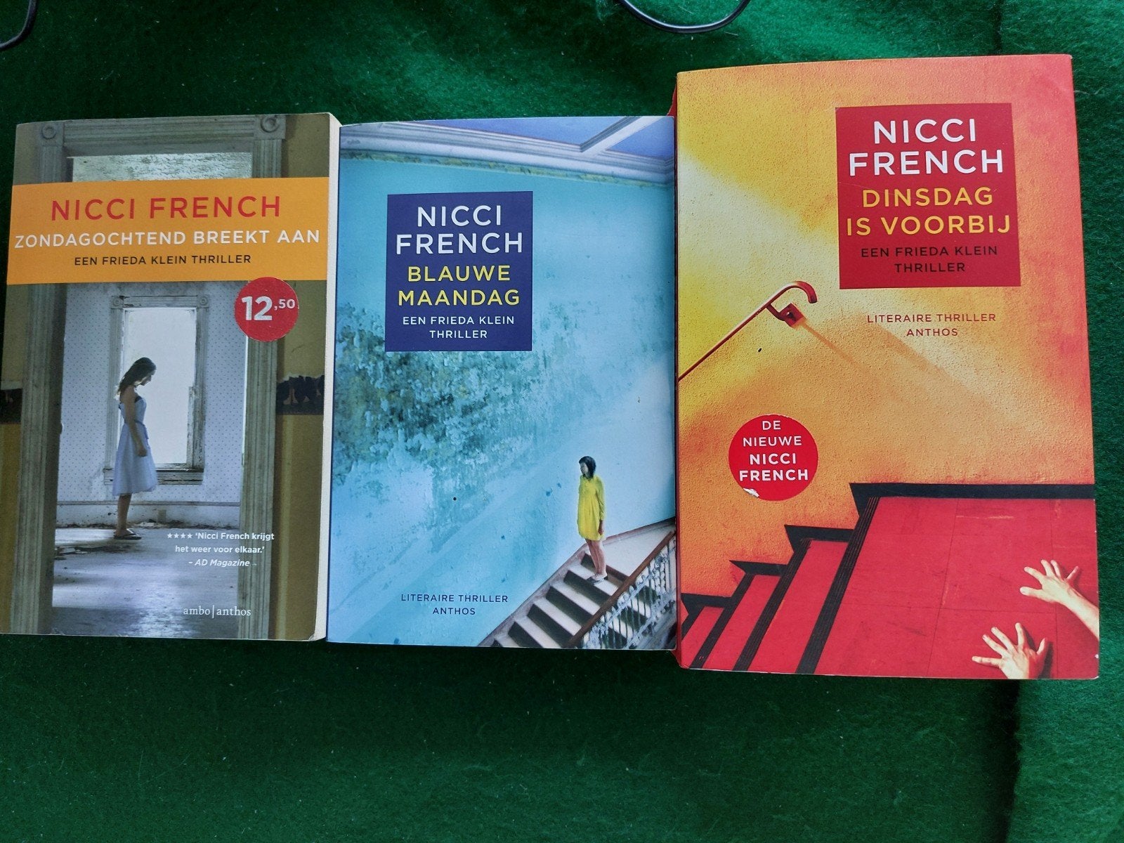 Nicci French - Frieda Klein Thrillers (3 boeken), Ophalen of Verzenden, Gelezen, Nicci French, Nederland