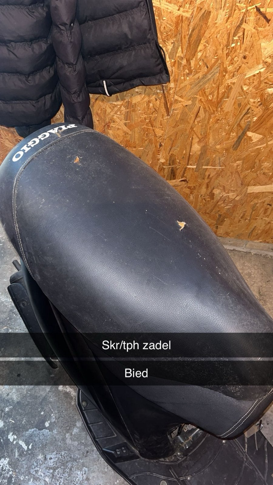 Piaggio skr/tph zadel, Ophalen of Verzenden, Zo goed als nieuw, Zadel, Piaggio