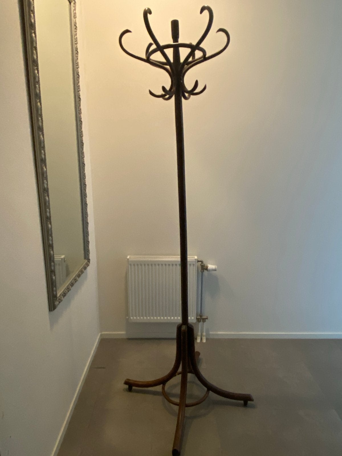 Vintage houten staande kapstok, Huis en Inrichting, Woonaccessoires | Kapstokken, Ophalen, Gebruikt, Staande kapstok, 150 tot 200 cm