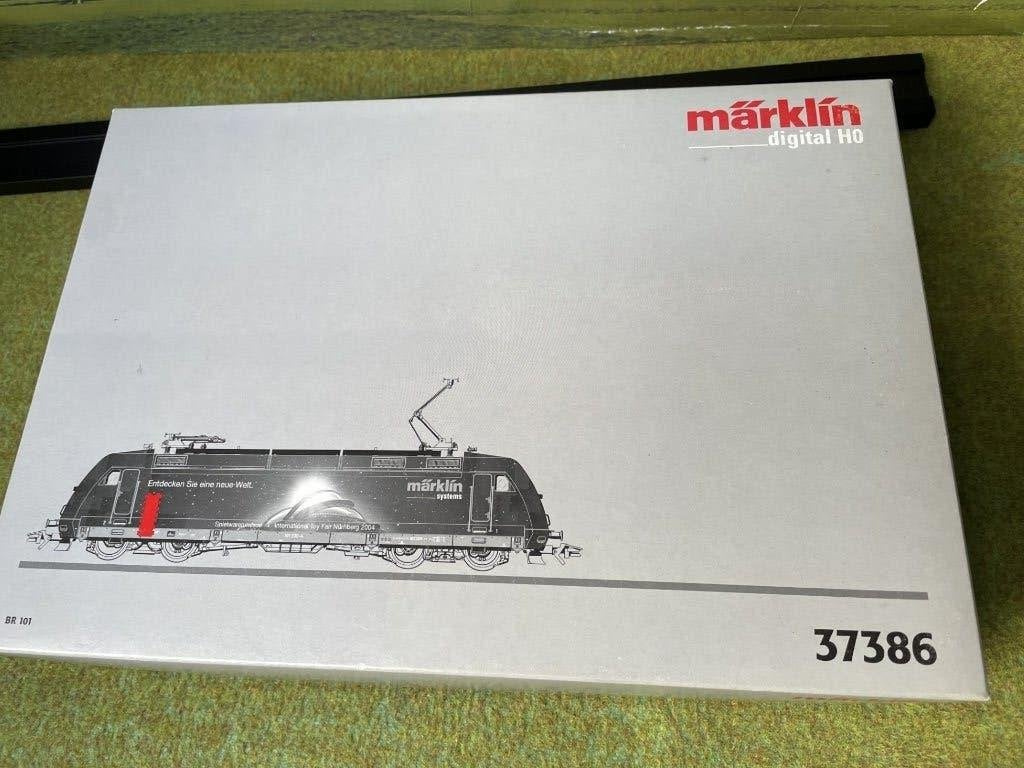 Märklin 37386 E-loc BR 101  DB-AG "Toy Fair Nürnberg 2004", Hobby en Vrije tijd, Modeltreinen | H0, Wisselstroom, Locomotief, Nieuw