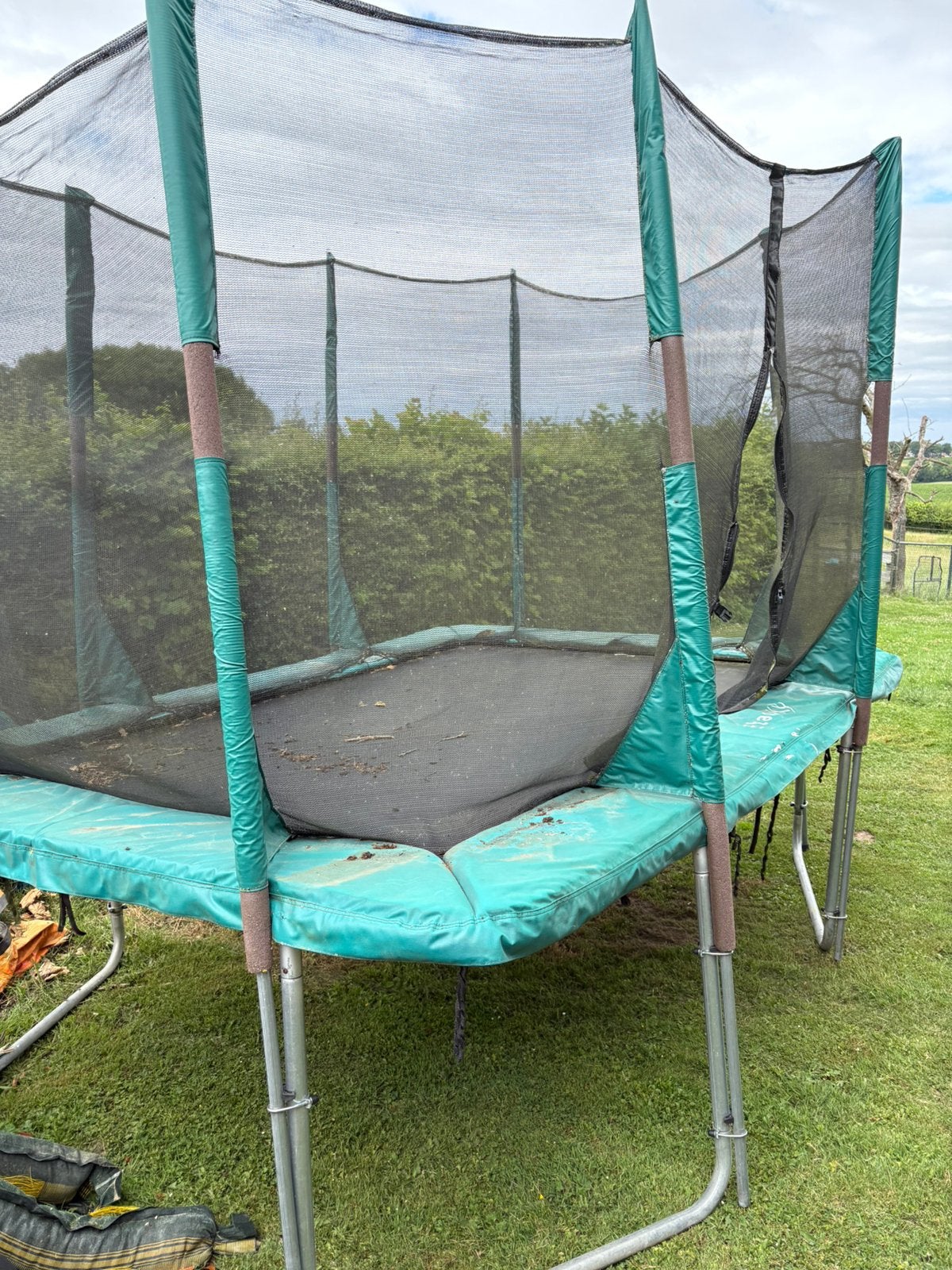 Trampoline, Ophalen, Gebruikt