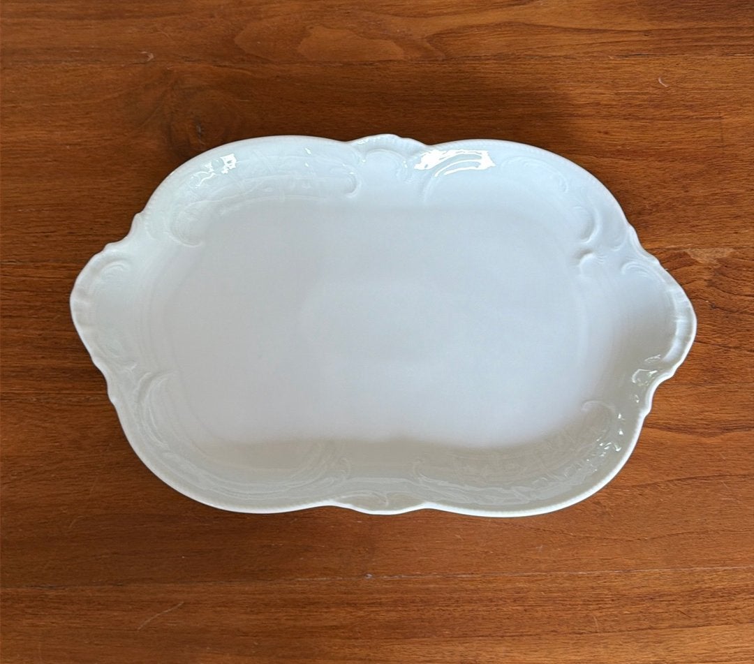 Rosenthal Sanssouci White serveerschaal 34 cm, Ophalen of Verzenden, Overige stijlen, Aardewerk, Schaal of Schalen