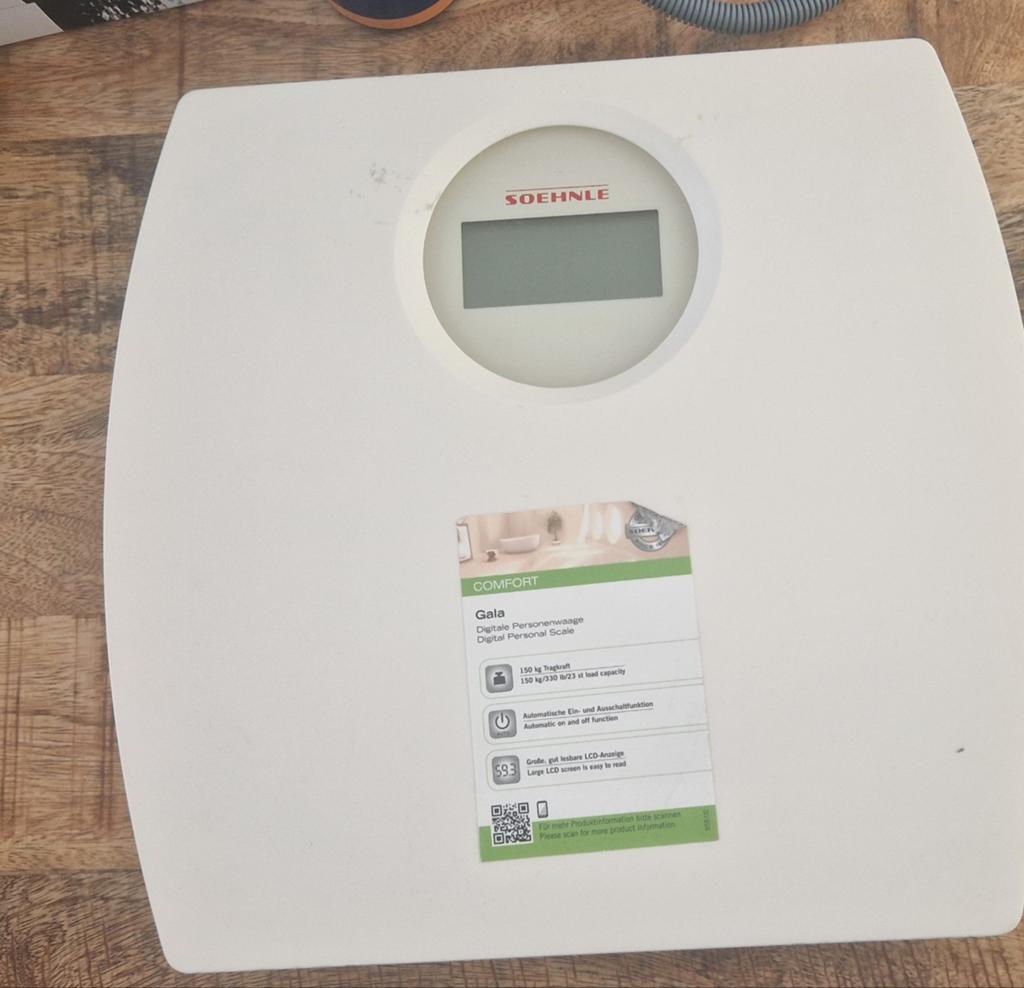 Weegschaal tot 150kg, Ophalen of Verzenden, Zo goed als nieuw, Personenweegschaal, 100 kg of meer