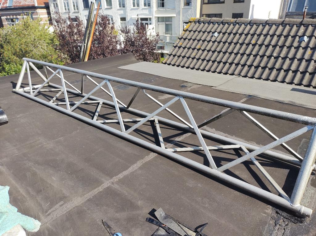 antenne mast, Ophalen, Gebruikt, Aluminium, 40 tot 60 mm