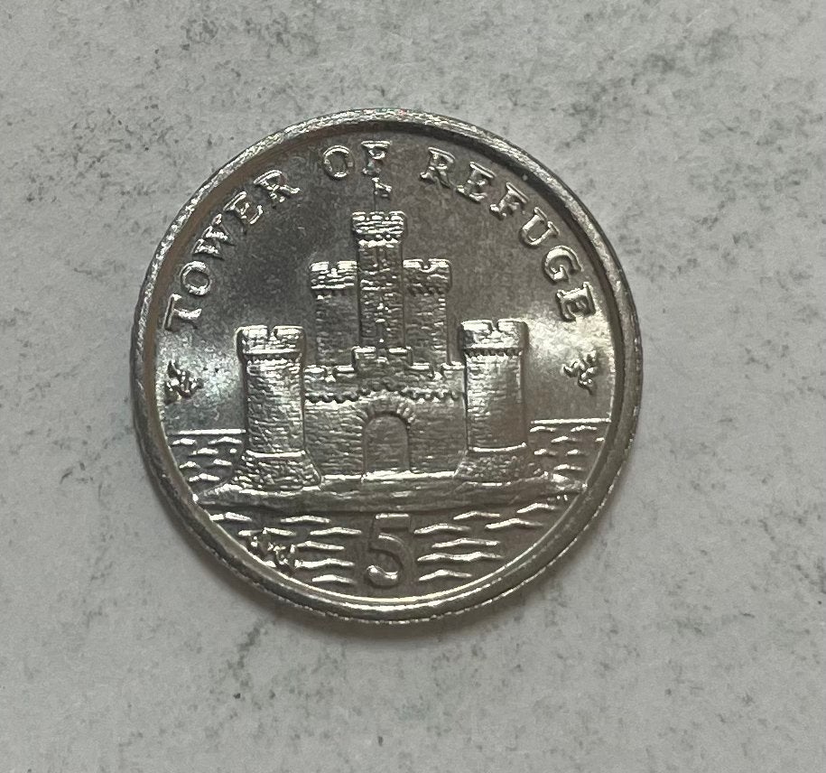 5 pence Isle of Man 2007, Ophalen of Verzenden, Overige landen