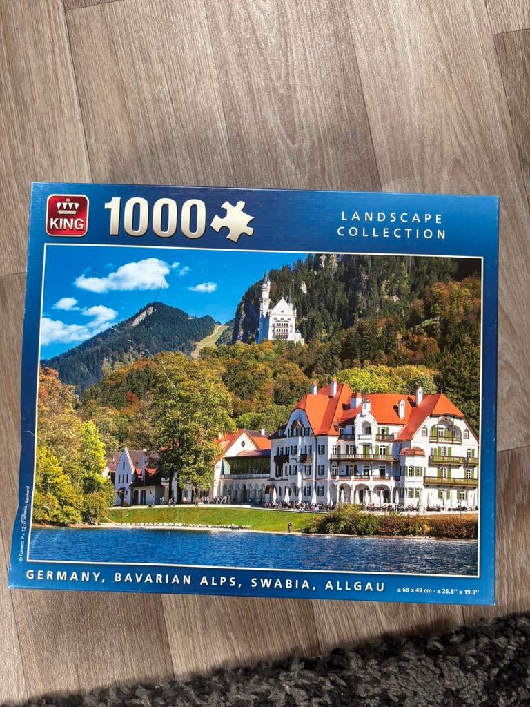 Legpuzzel King Landscape Collection, Ophalen of Verzenden, 500 t/m 1500 stukjes, Zo goed als nieuw, Legpuzzel