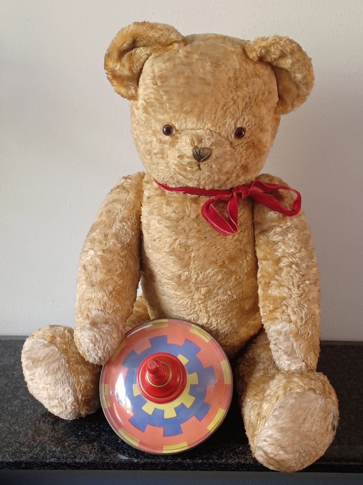 oude Teddy beer, Verzamelen, Ophalen of Verzenden, Gebruikt, Stoffen beer, Overige merken