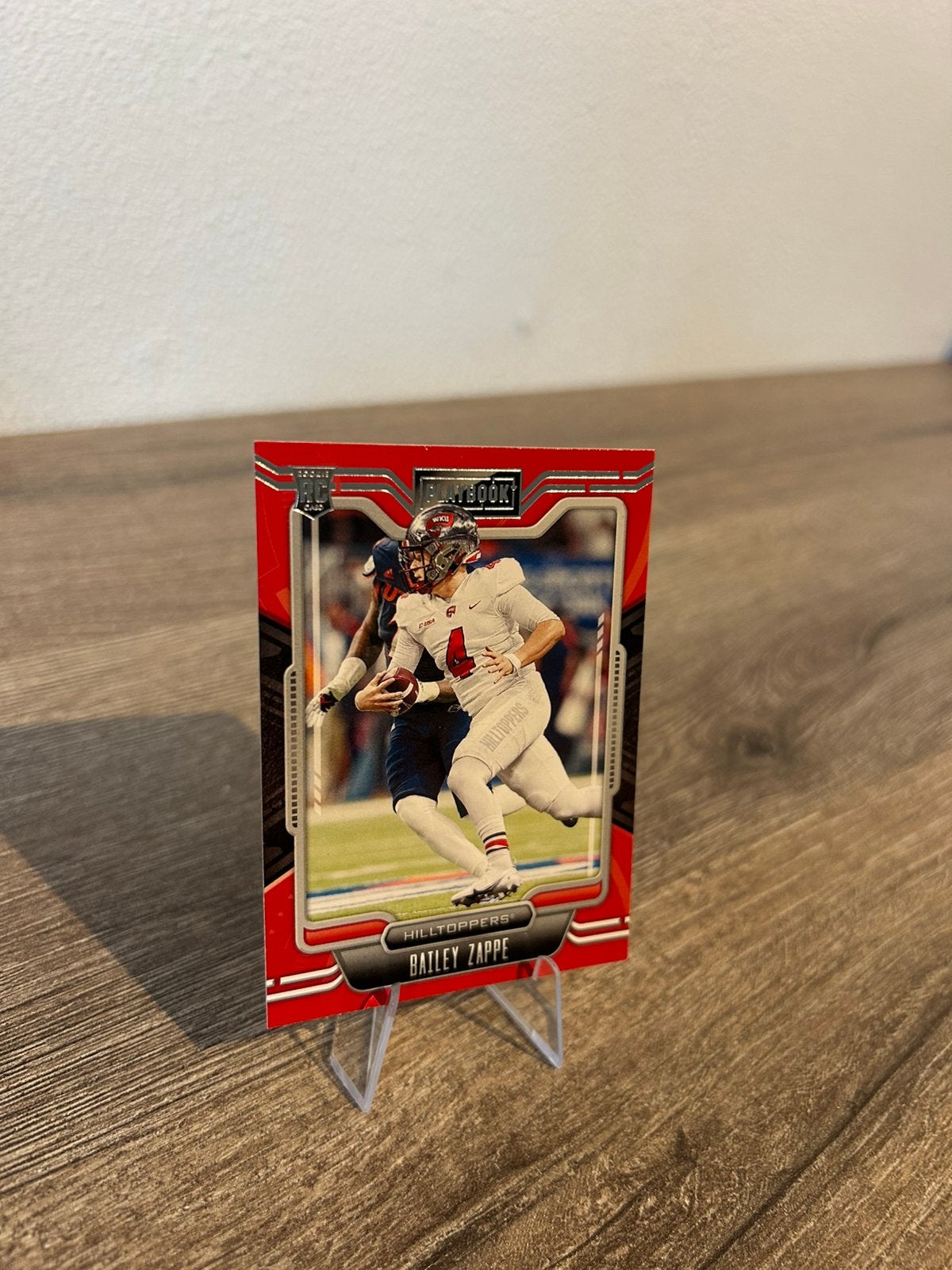 Bailey Zappe 2022 Panini Chronicles Playbook Draft Picks #24, Ophalen of Verzenden, Zo goed als nieuw, Plaatje, Poster of Sticker