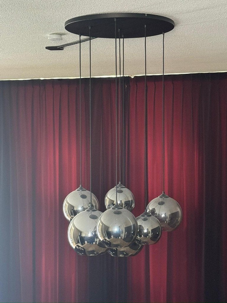 Luxe Hanglampen Set incl. 10 Philips Hue, Ophalen, Zo goed als nieuw, Glas