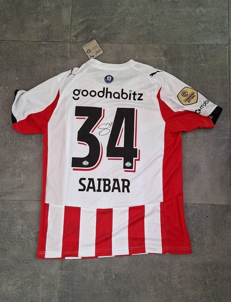 Shirt met originele handtekening; Ismael Sabari # PSV, Verzenden, Nieuw, PSV, Shirt