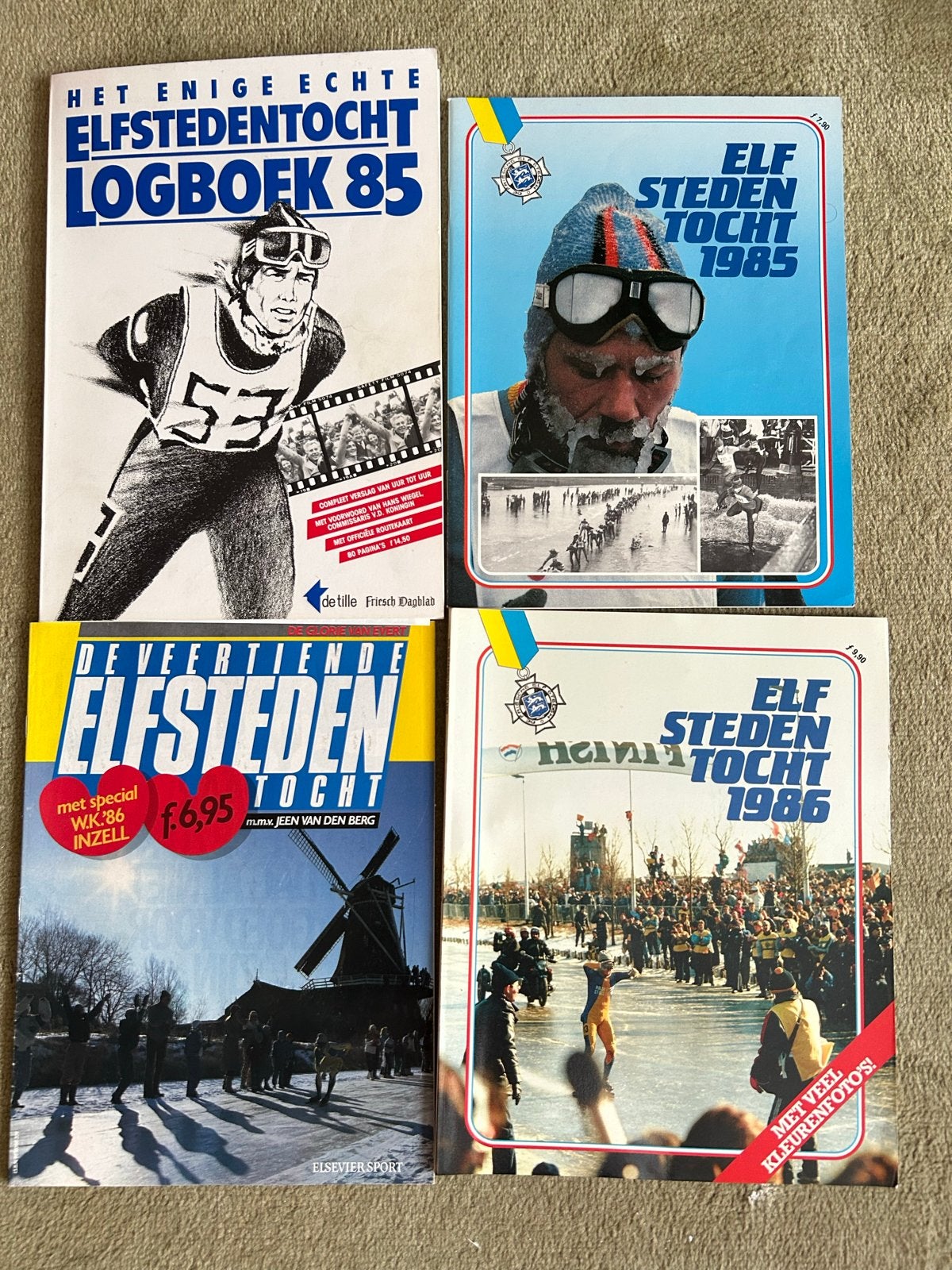 Elfstedentocht Boeken Verzameling - Div. Jaren, in 1 koop., Ophalen of Verzenden, Gelezen, Overige sporten