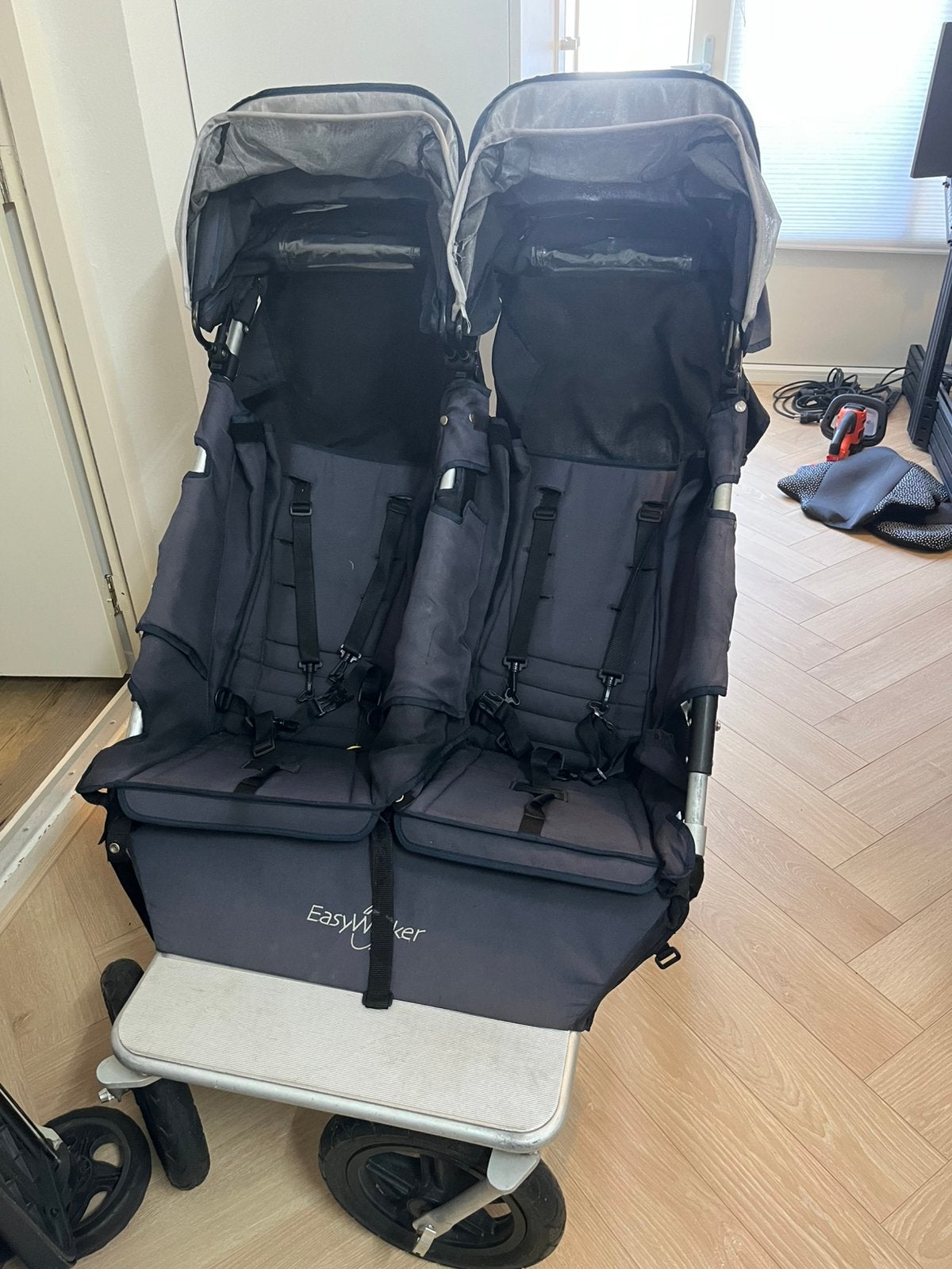 Easy walker duo buggy in gebruikte staat, Ophalen, Zo goed als nieuw, Kinderwagen of Buggy