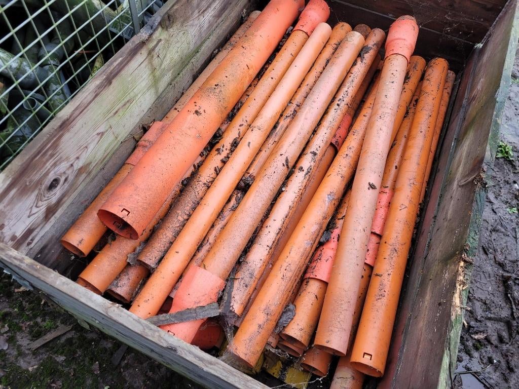 Parij eindbuizen drainage 50 & 60 mm, Doe-het-zelf en Verbouw, Buizen en Afvoer, Ophalen, Overige materialen, Nieuw, Minder dan 2 meter
