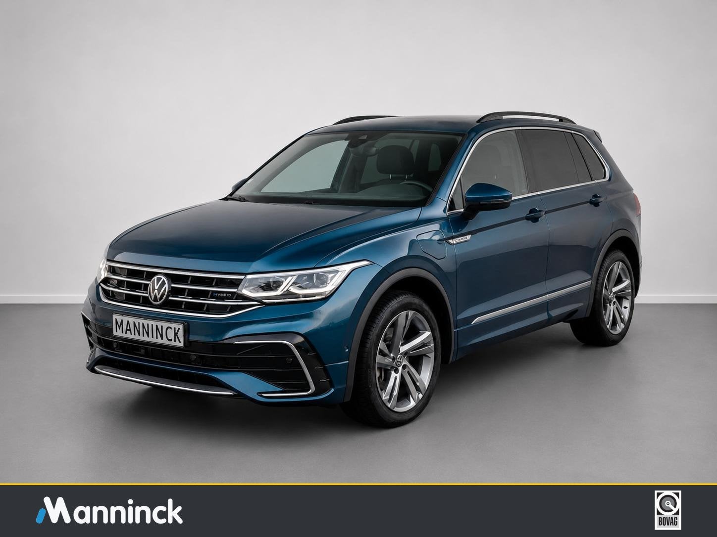Volkswagen Tiguan 1.4 TSI R-LINE IQ-LIGHTS|TREKHAAK|AUTOPARK, Stof, Euro 6, Met garantie (alle), Blauw