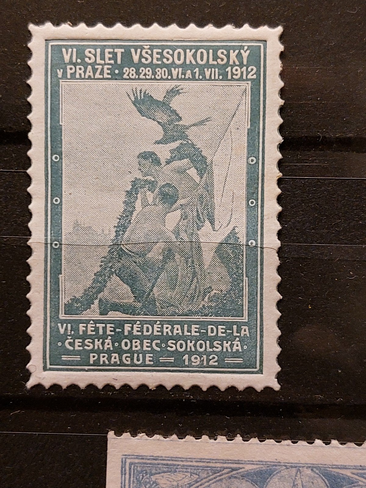Tsjechië (Oostenrijk) Cinderella - VI. Slet Všesokolský 1912, Ophalen of Verzenden, Postfris