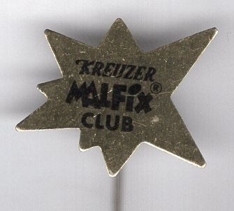 Kreuzer Malfix club kleurstiften speldje ( T_103), Verzenden, Zo goed als nieuw, Merk, Speldje of Pin