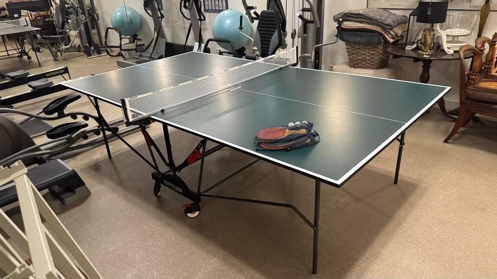 Kettler Tafeltennistafel - Inklapbaar en Verrijdbaar, Sport en Fitness, Tafeltennis, Ophalen, Zo goed als nieuw, Tafel Indoor