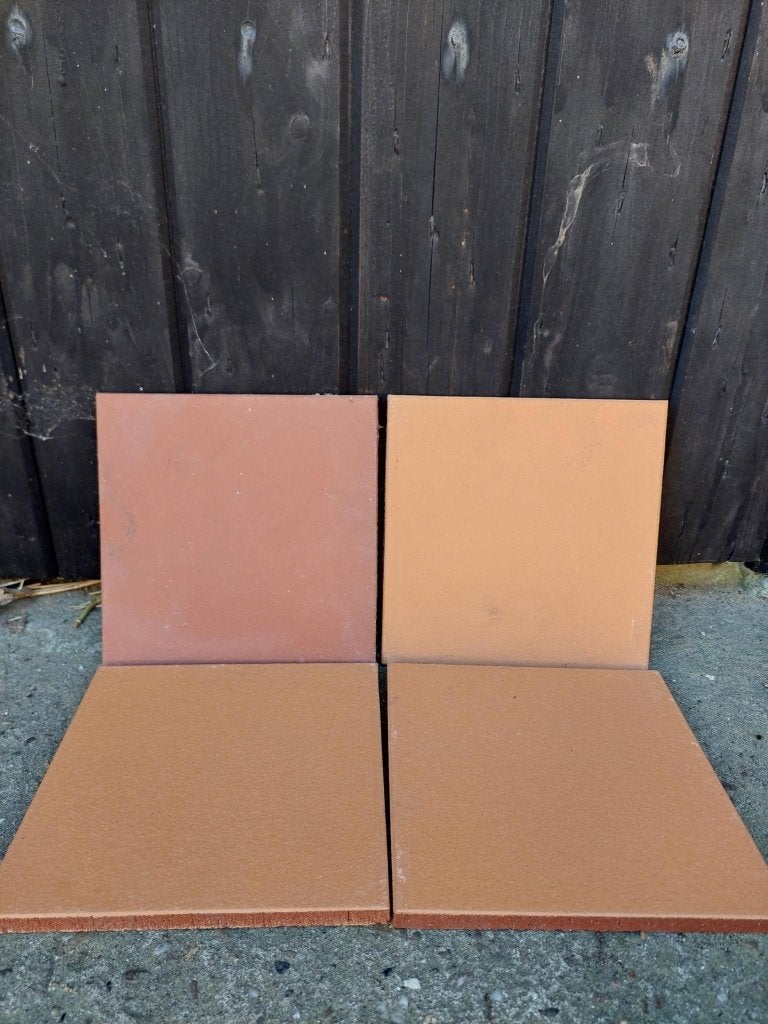 Terracotta kleur tegels 19,5x19,5 - 21 stuks, Ophalen, Keramiek, Minder dan 20 cm, Minder dan 5 m²