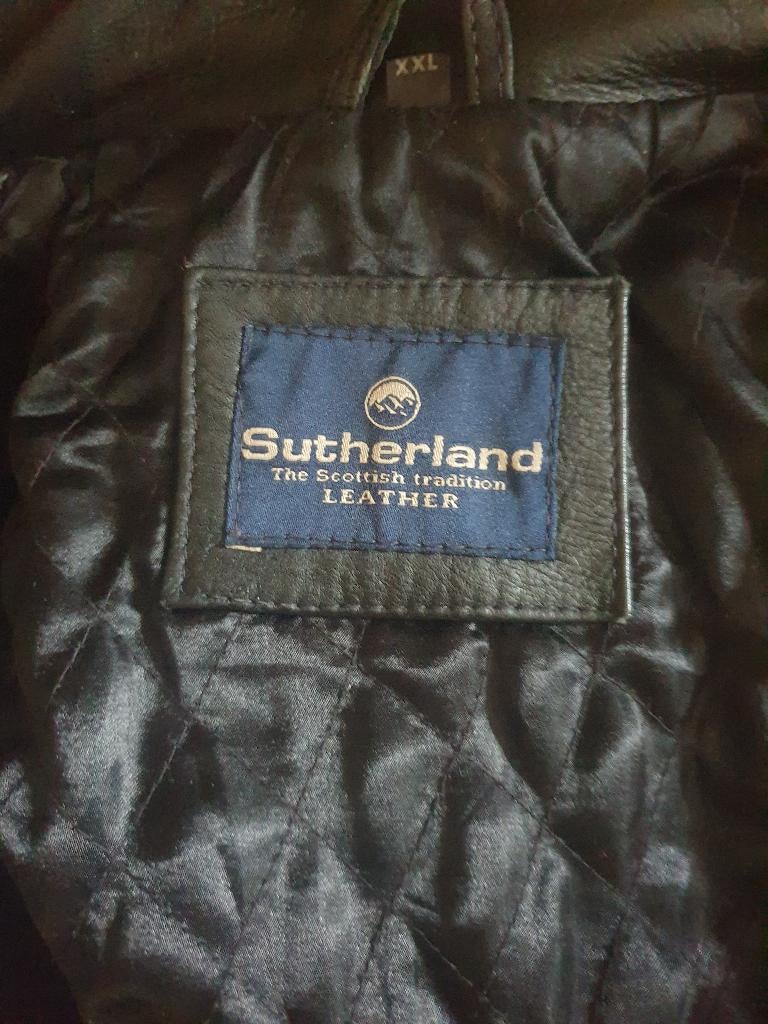 Vintage sutherland leren jas, Bruin, Ophalen of Verzenden, Jas of Mantel, Sutherland