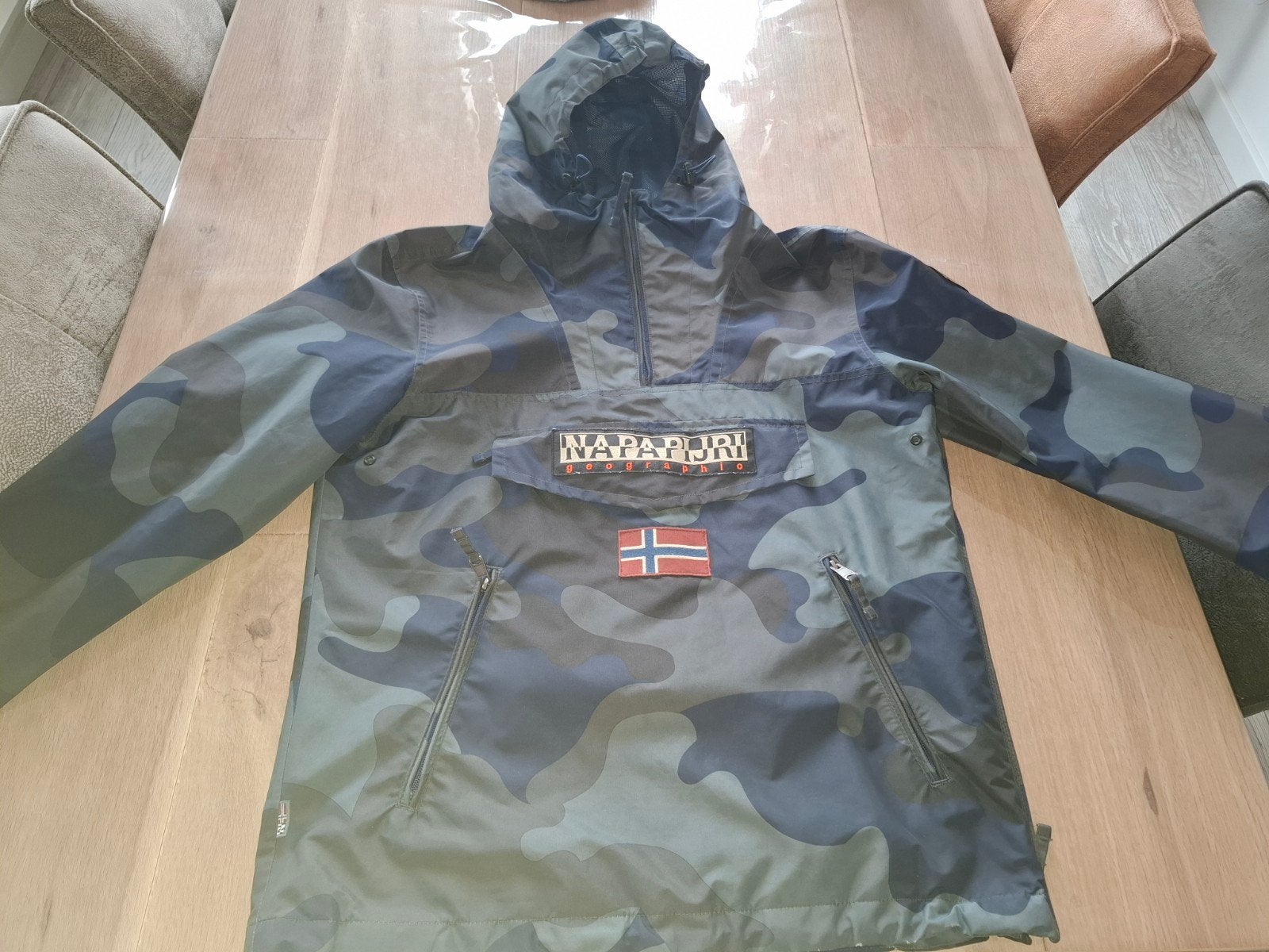 napapijri jas maat L, Ophalen, Blauw, Overige maten, Napapijri